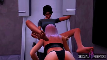 My Hot Lesbian Personal Trainer Can T Resist To Fuck Me Hard Sexual Hot Animations