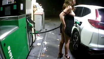 Flashing At The Gas Station