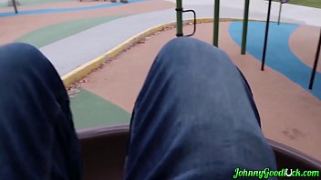 Johnnygoodluck Busty Nickey Huntsman Rides Outdoor Cock POV