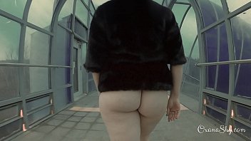 Slut In An Overpass Winter And Summer Butt Plug And Blowjob