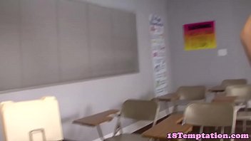 Petite 18yo Schoolgirl Sucks Wanks Dick