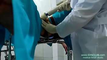 Young Girl Get Orgasm On Gyno Table