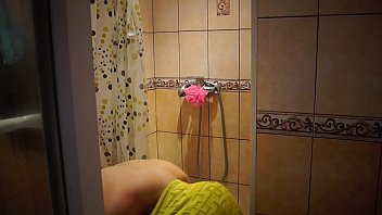 I Installed A Hidden Camera In The Shower Of My Girlfriend And Peeped How She Washes Fetish Voyeur