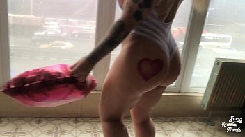 Valentine Day Public Booty Twerk Flashing