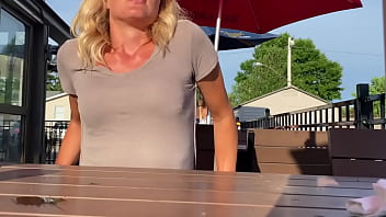 Innocent Blonde MILF Wears Huge Anal Plug And Remote Vibrator In Public Cumplaywithus2