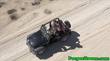 Jeep Sex Filmed By Drone